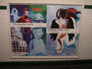 French beauty criteria in posters　地下鉄のポスターにみるパリの美意識