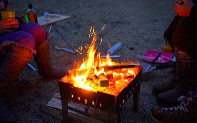 冬の日帰りキャンプ@富士山麓。Winter Day Camp at Mt.Fuji