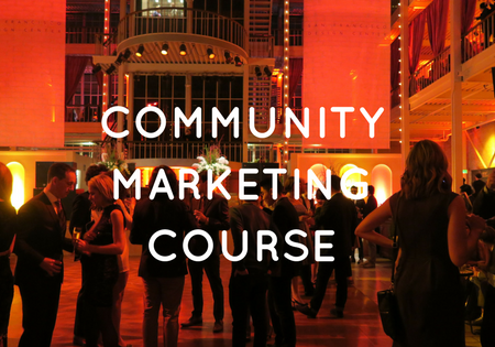 コミュニティマーケティング集中講座を始めます　Starting Community Marketing Course