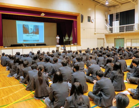 観光庁 若旅講演@東村山高校「ついついしちゃうこと」が世界を広げる