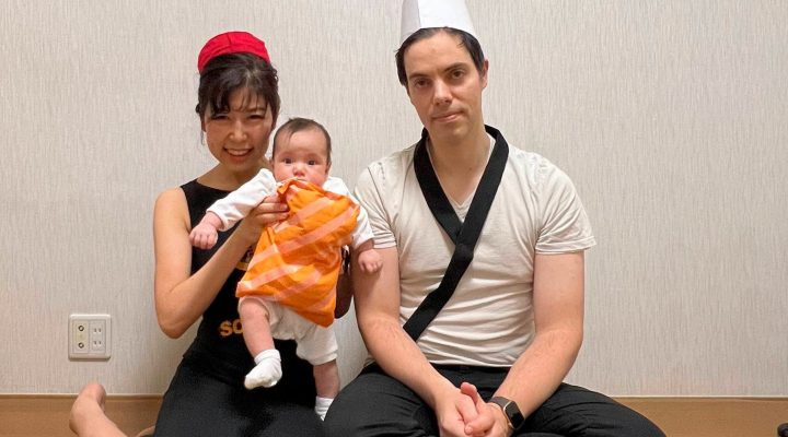 Sushi Family for Halloween!ハロウィンに、お寿司のファミリーコスチューム