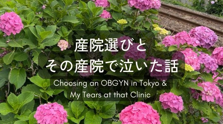 産院選びと、その産院で泣いた話 Choosing an OBGYN Clinic in Tokyo & My Tears at that Clinic